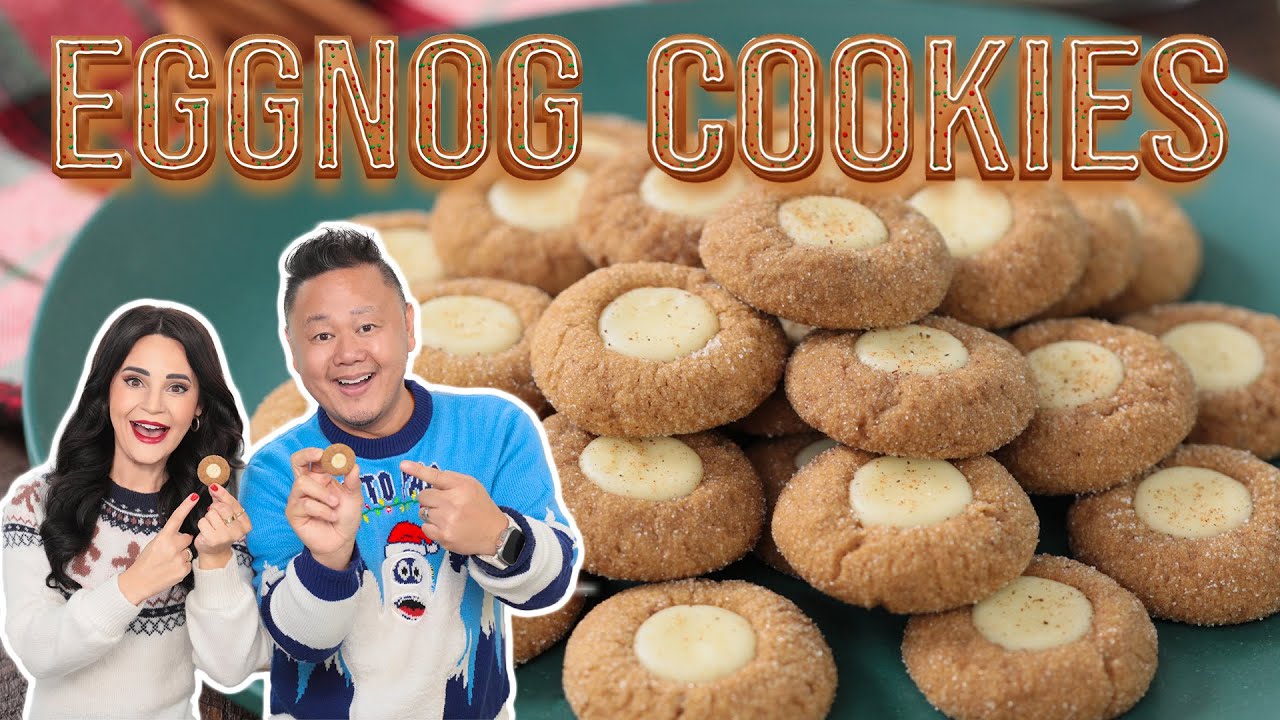 EGGNOG GINGERBREAD COOKIES! w/ Jet Tila - Day 4 - 12 Days of Cookies
