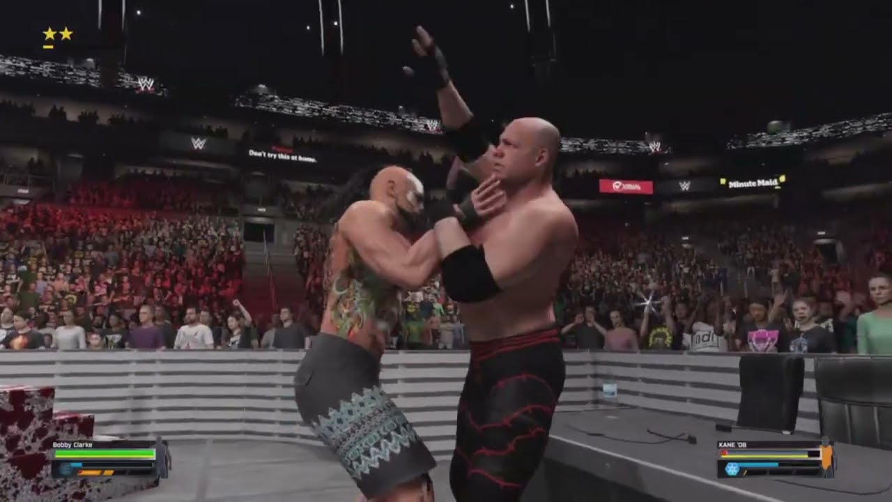 WWE 2K25 - Kane VS Clarke (Then Attacks Reigns)