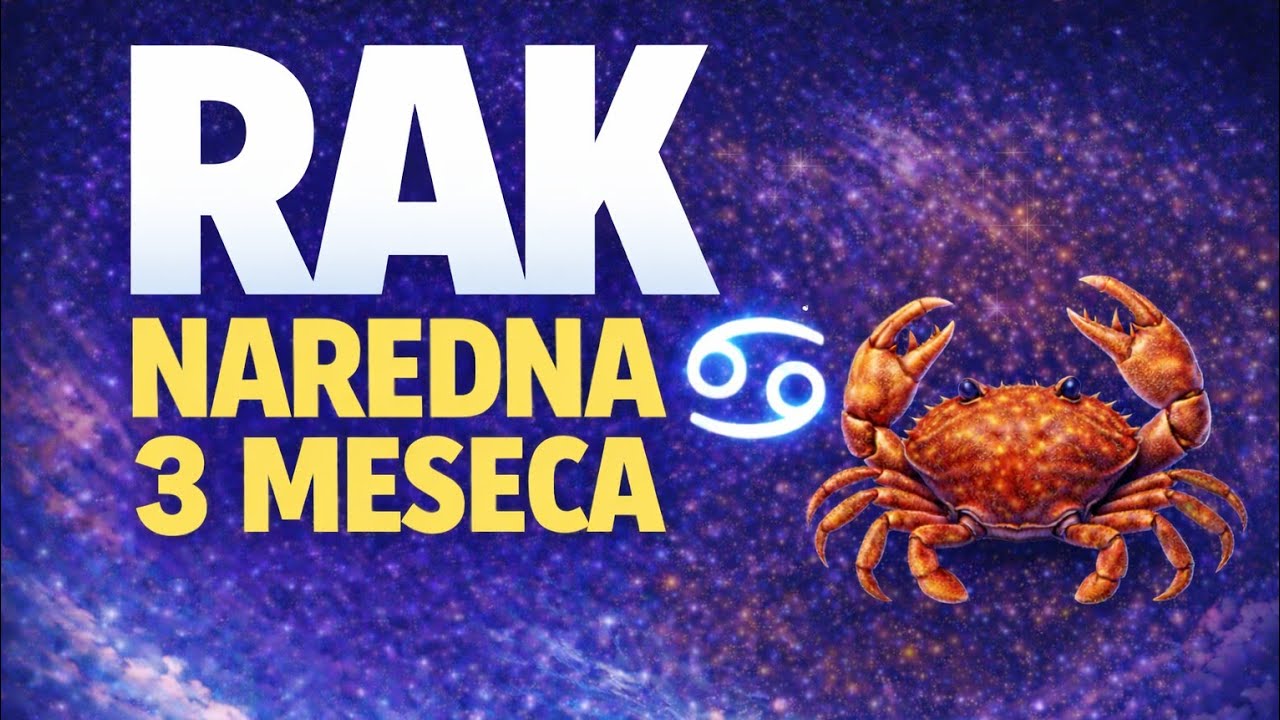 RAK 🦀 NAREDNA 3 MESECA 🦀 Dobre vesti stižu!! 🥰🌟🐞