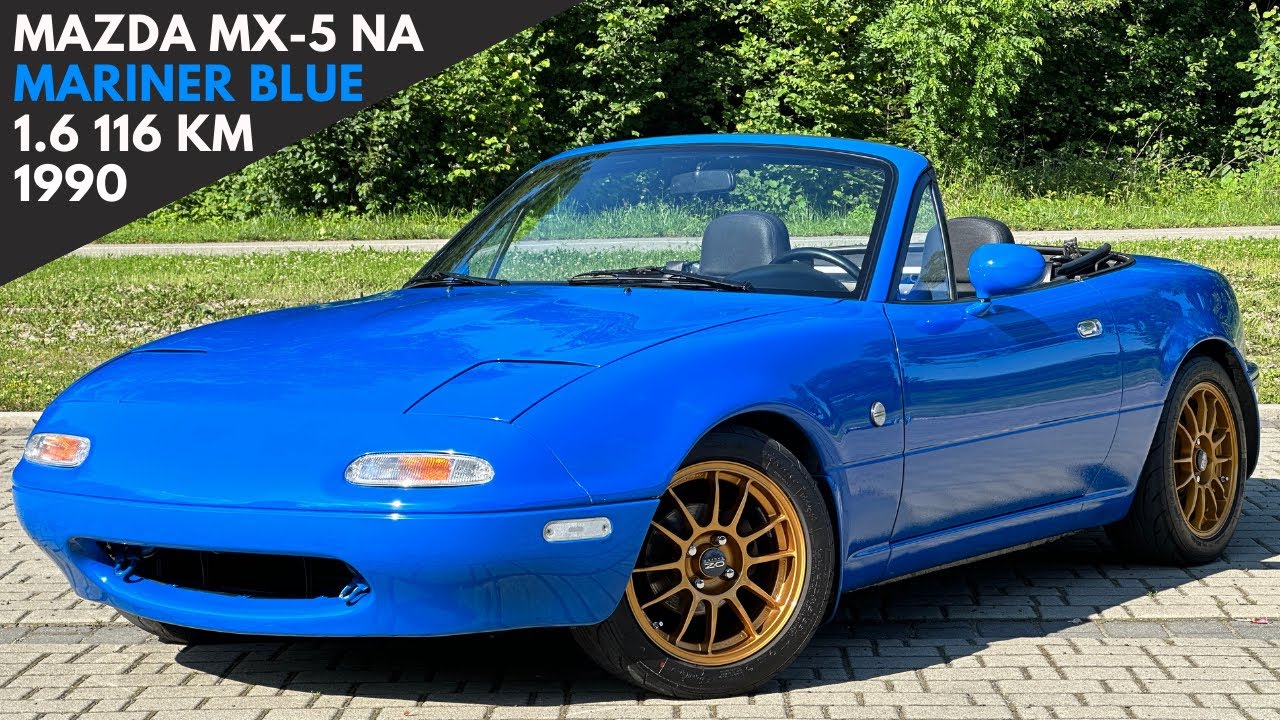 Mazda MX 5 NA Mariner Blue 1.6 116KM