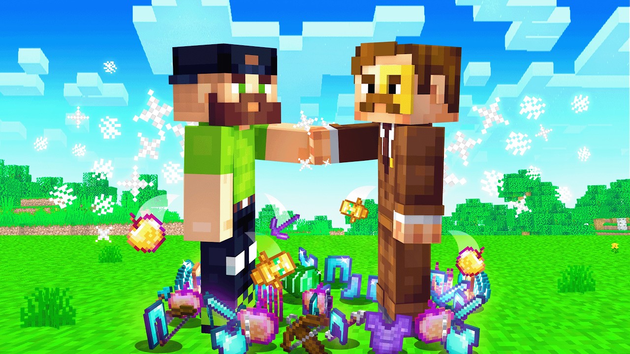 В Minecraft, если приседать, можно получить очень крутую добычу...