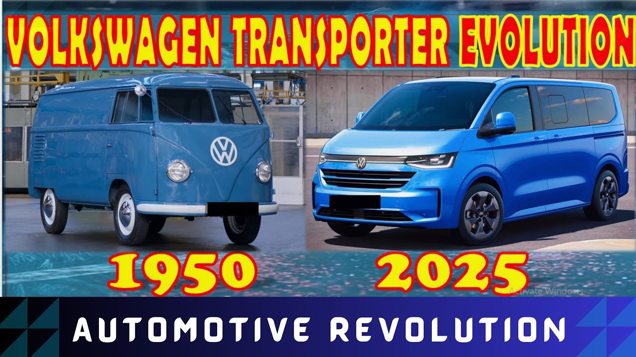 Volkswagen Transporter Evolution (1950-2025) | 2025 transporter