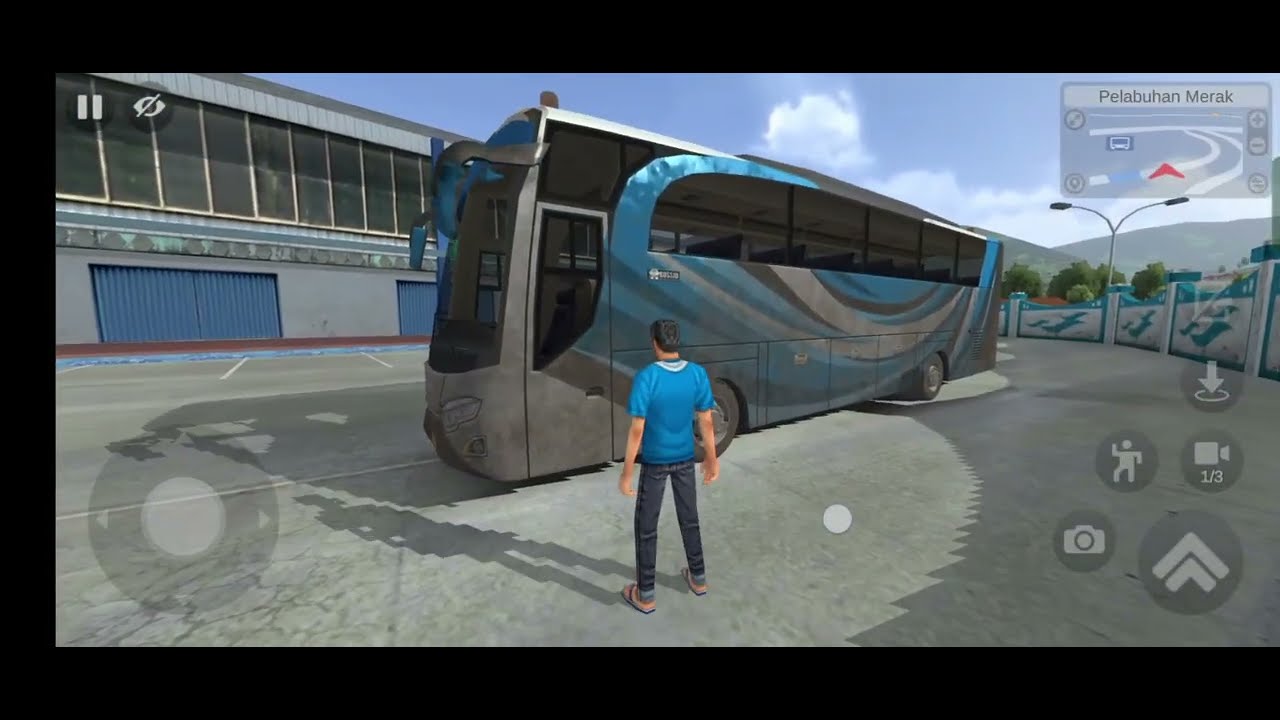 Bus Simulator Indonesia | Traveling to Another Island by Ferry 🚢 Realistic Route