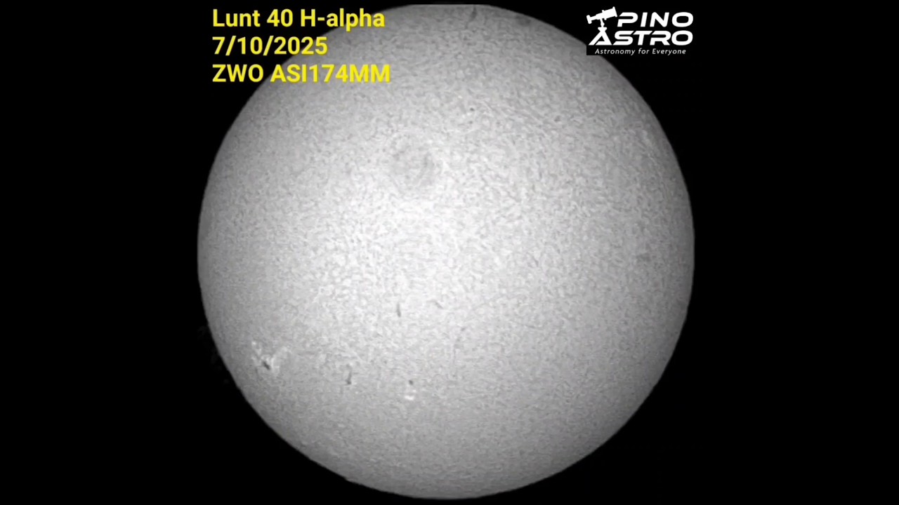 Sun in H-alpha, July 10, 2025 