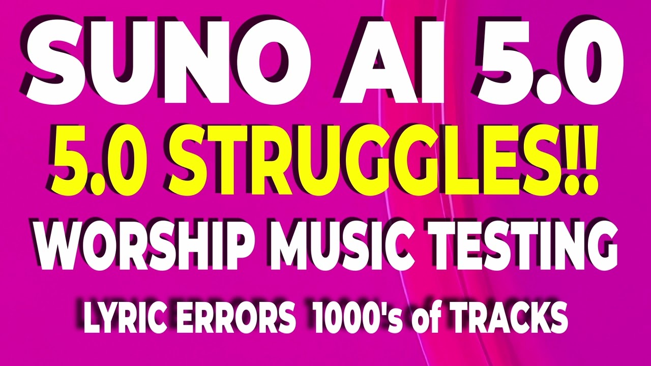 SUNO AI 5 0 TESTING 1-31-26 PART 3 REAL TESTING ON WORSHIP MUSIC