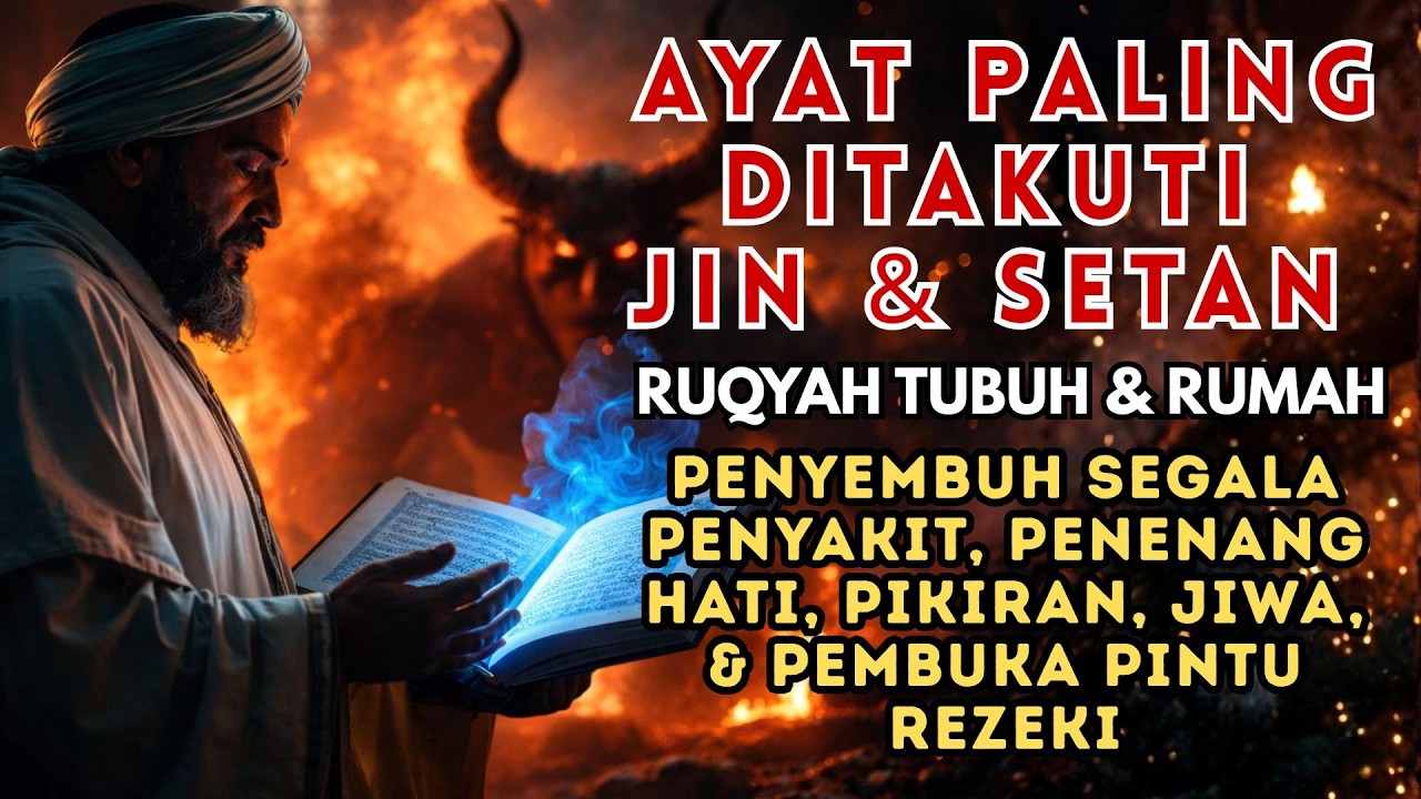 RUQYAH RUMAH & TUBUH PENGUSIR JIN DAN SIHIR, PENENANG HATI & PIKIRAN | ALAA AQEL