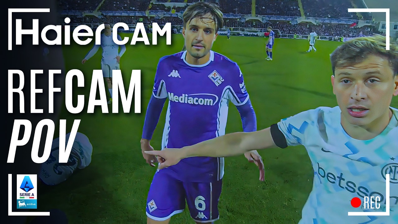 HAIER CAM | REF CAM POV: Sei l'Arbitro di Fiorentina-Inter | Serie A Enilive 2025/26