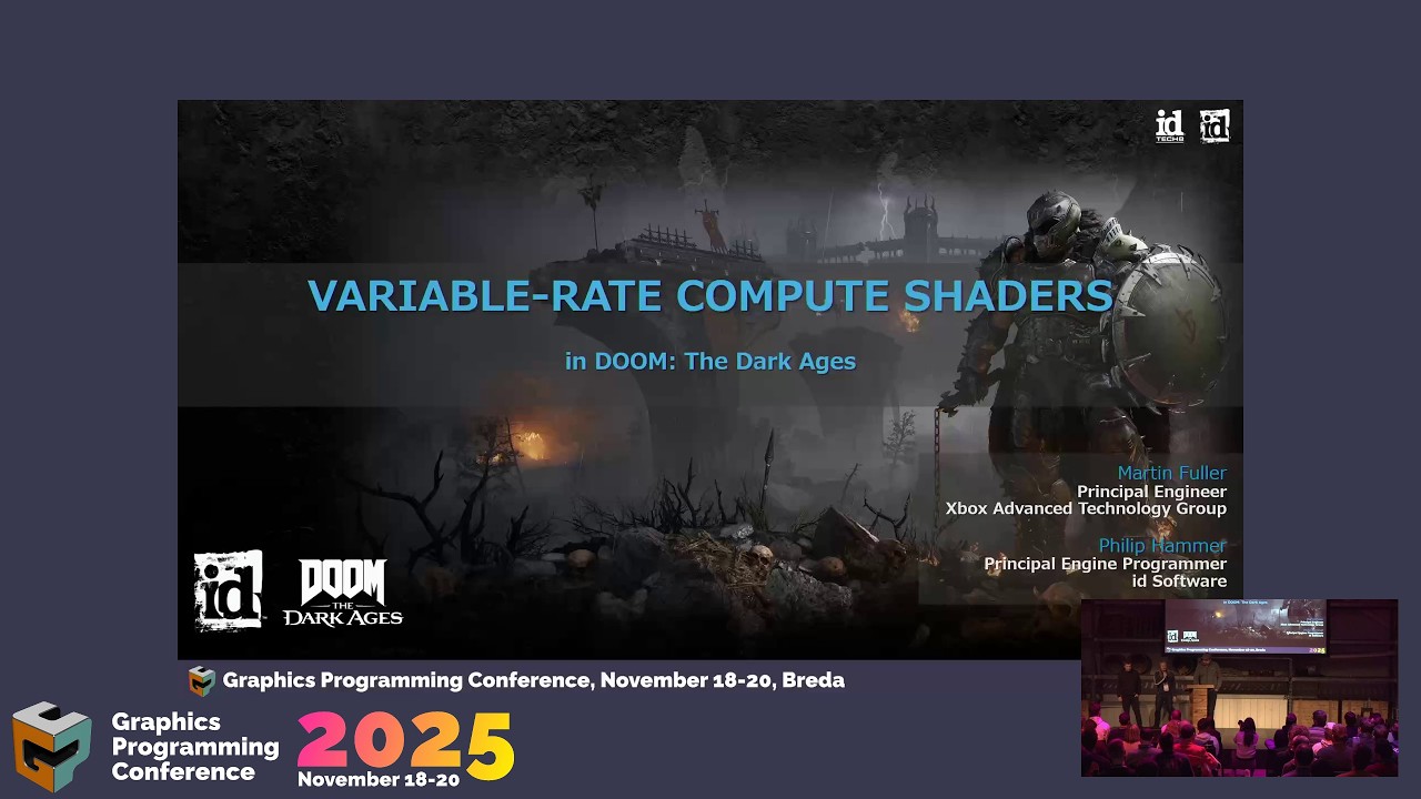 Variable-Rate Compute Shaders in DOOM: The Dark Ages