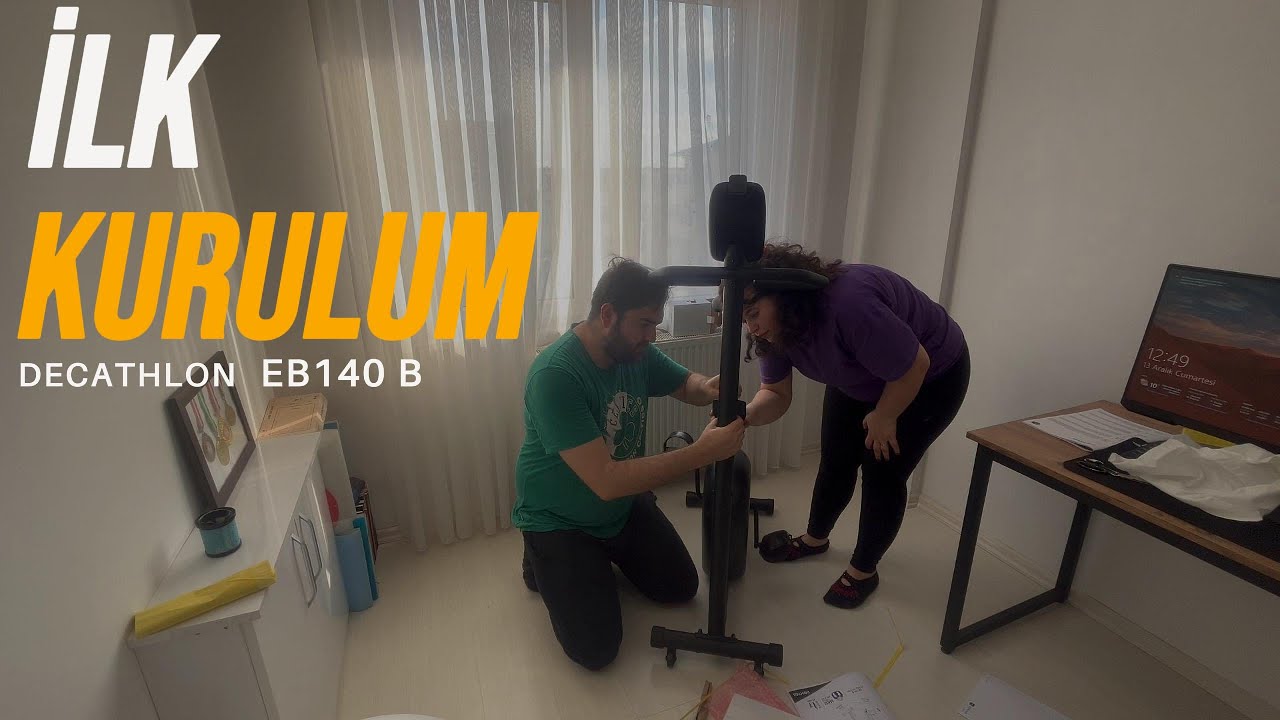 Kondisyon Bisikleti Kurulumu | Decathlon EB140 B — Eşimle Birlikte Kurduk!