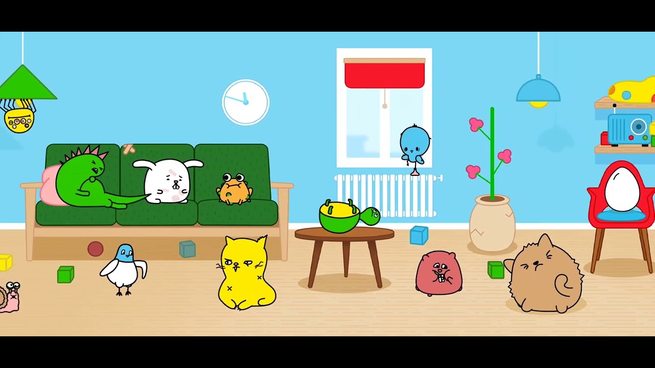 Playing toga boga!
