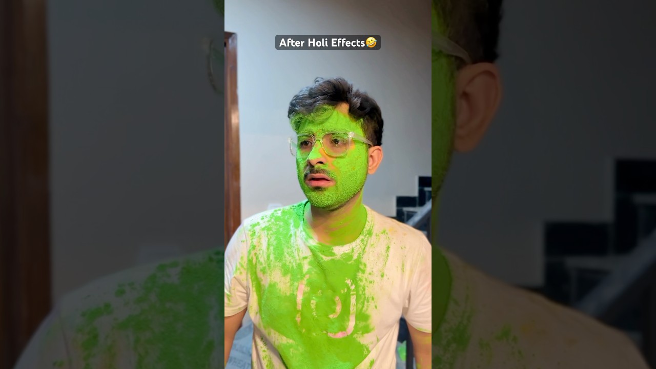 Wait for it💀😂(Happy Holi)&hearts;️ #chetanmonga #comedy #shorts