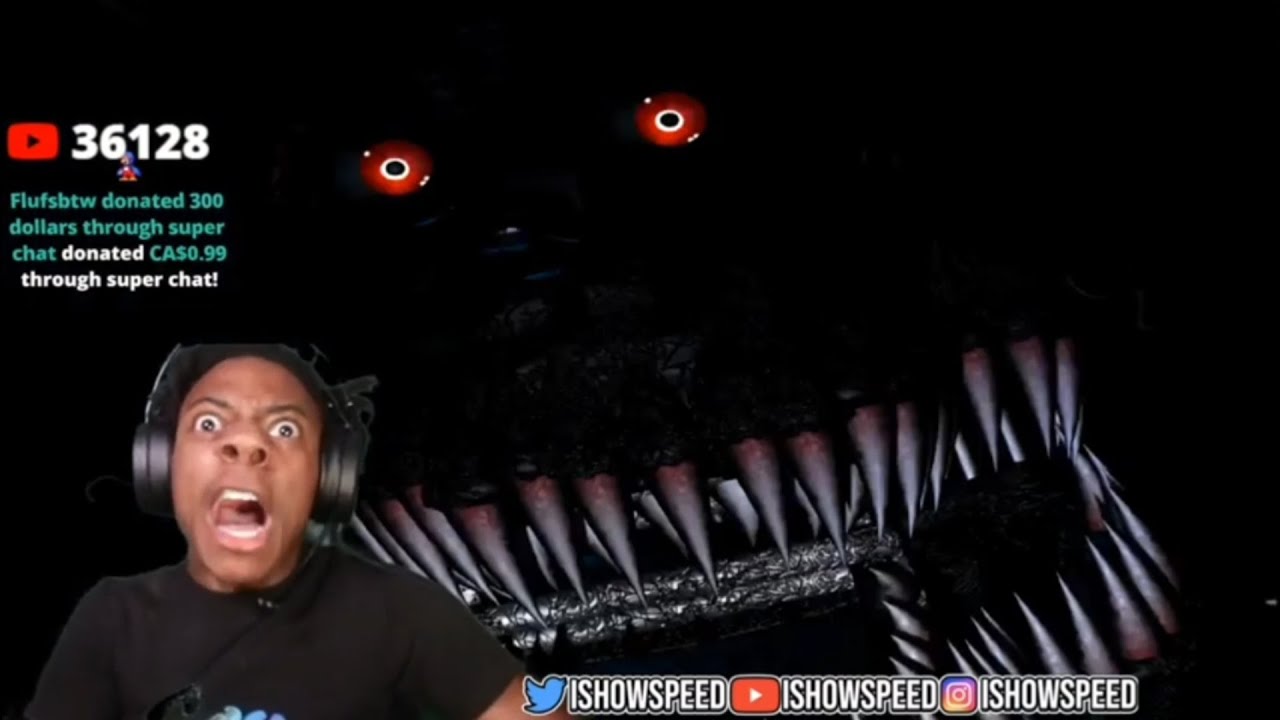 IShowSpeed meets NIGHTMARE...| FNAF 4 PT 4