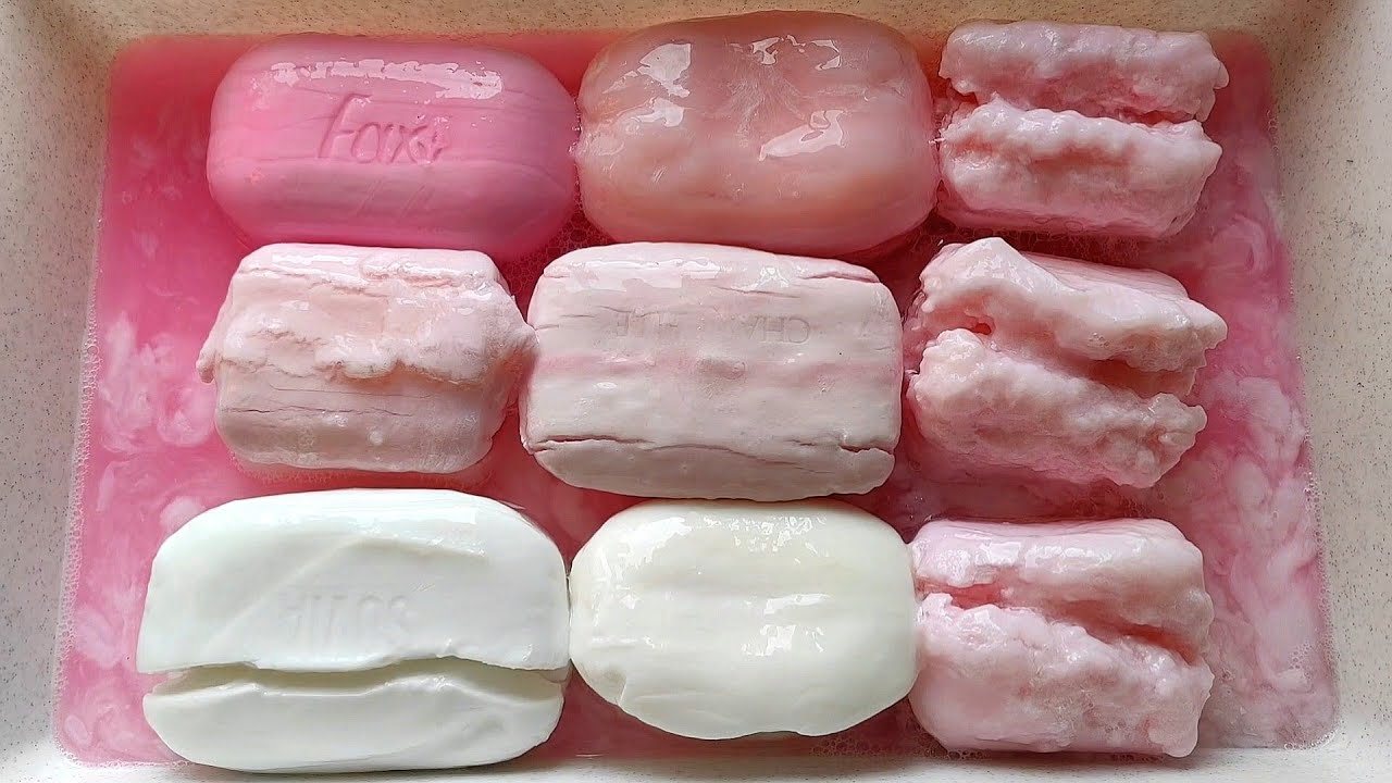 Soaked Soap ✨ Mushy Soap ✨ Asmr