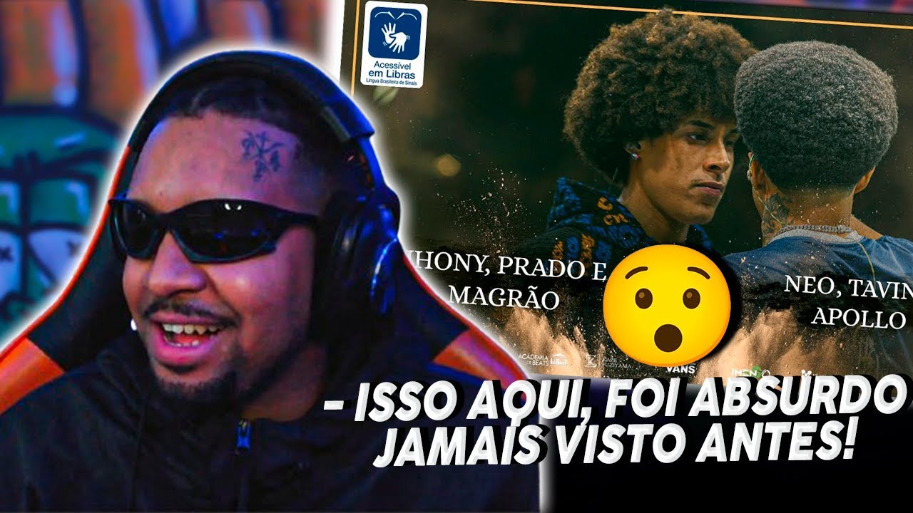 ALVA ASSISTE: (PERFORMANCE HISTÓRICA) NEO, APOLLO E TAVIN X PRADO, JHONY E MAGRÃO NA BDA 8 ANOS!!!