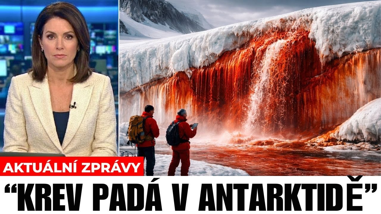 Vědci konečně odhalili, proč Antarktida „krvácí“