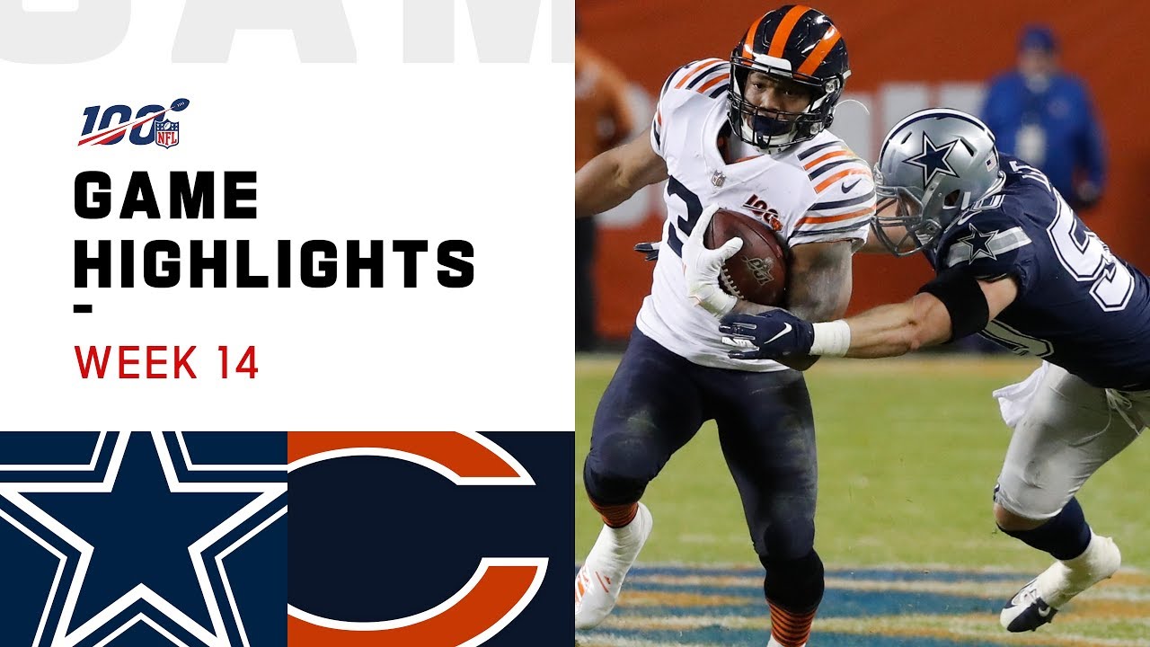 Cowboys vs. Bears Week 14 Highlights | NFL 2019