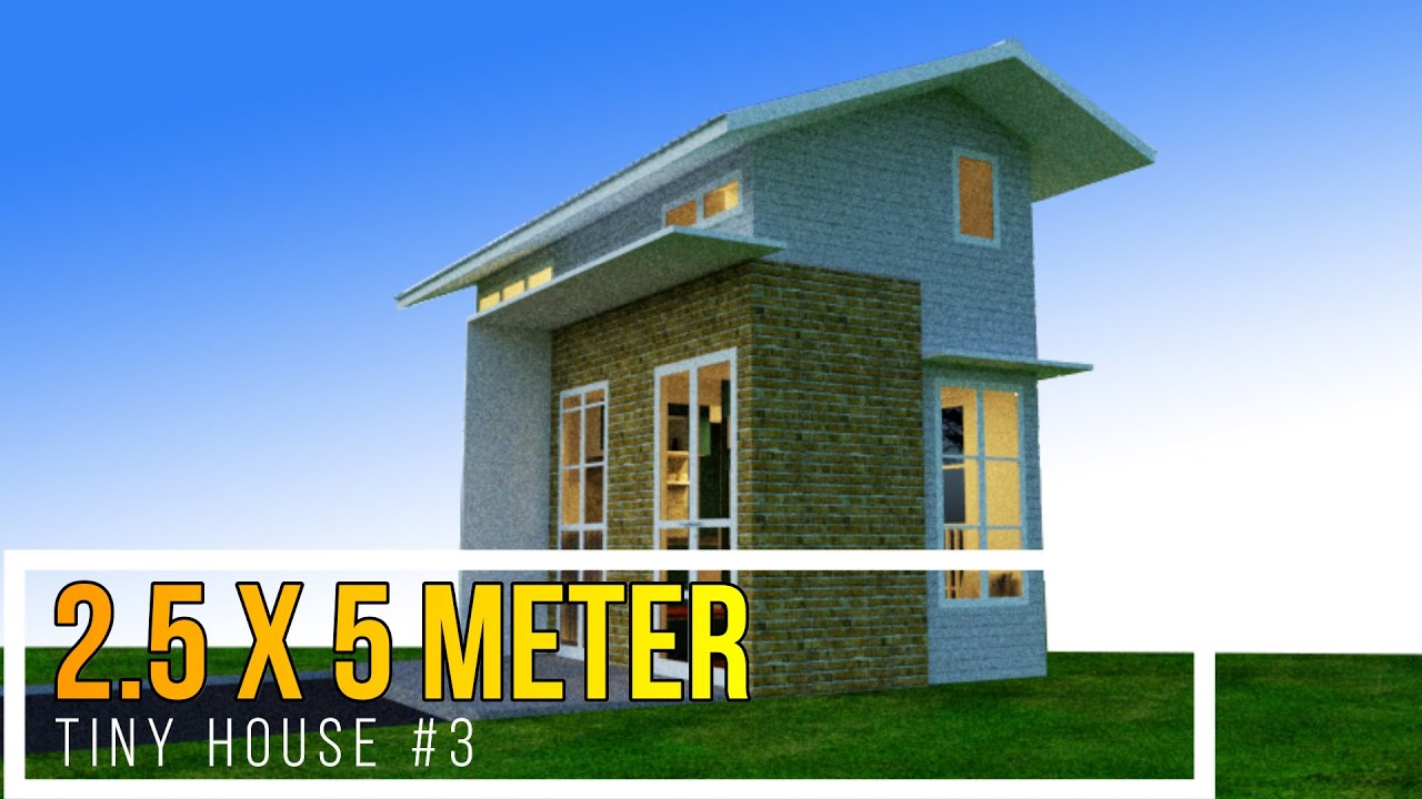 2.5 meter x 5 meter Good size TINY HOUSE...small but bigger than nothing