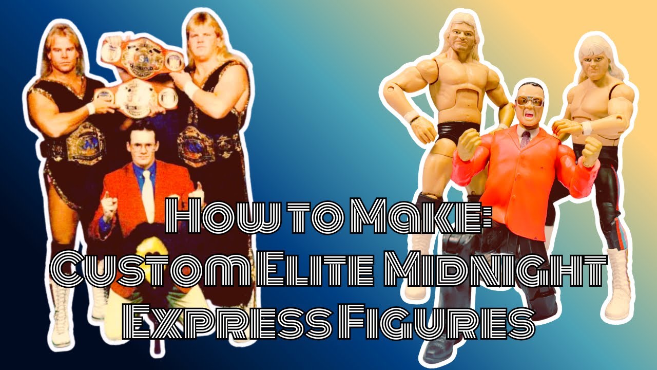 How to Make: Custom Mattel Elite Midnight Express (Stane Lane & Bobby Eaton) - WIP Wednesday 