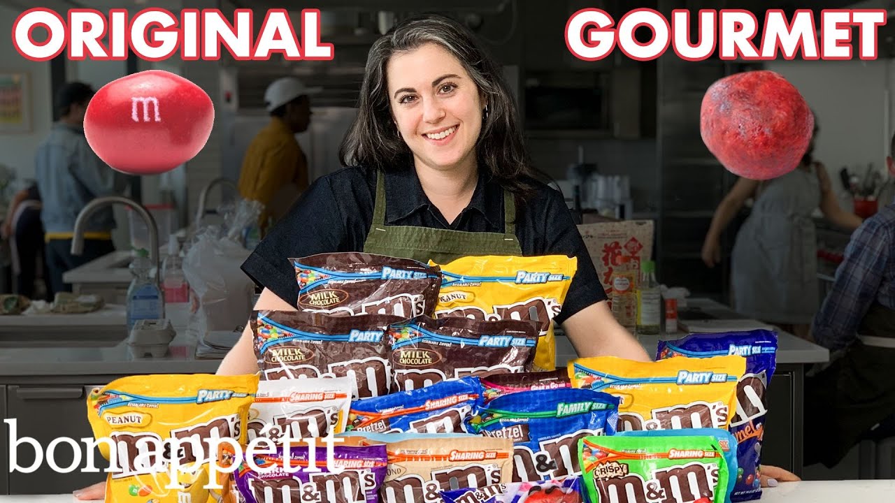Pastry Chef Attempts to Make Gourmet M&M's | Gourmet Makes | Bon Appétit