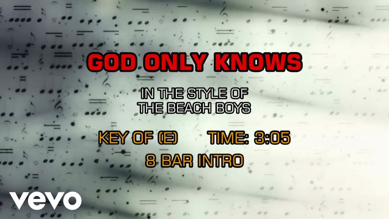 Beach Boys - God Only Knows (Karaoke)
