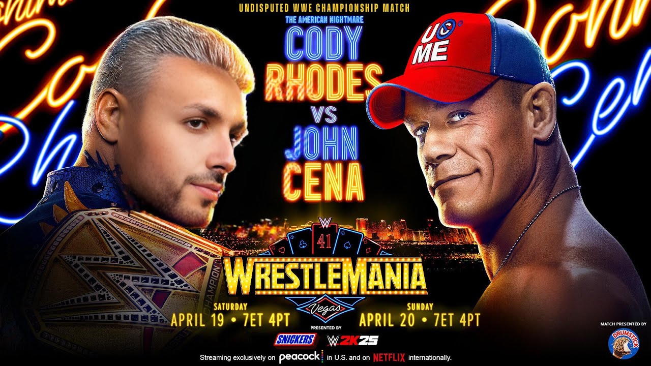 John Cena va détruire Cody Rhodes ! Wrestlemania 41 Prono
