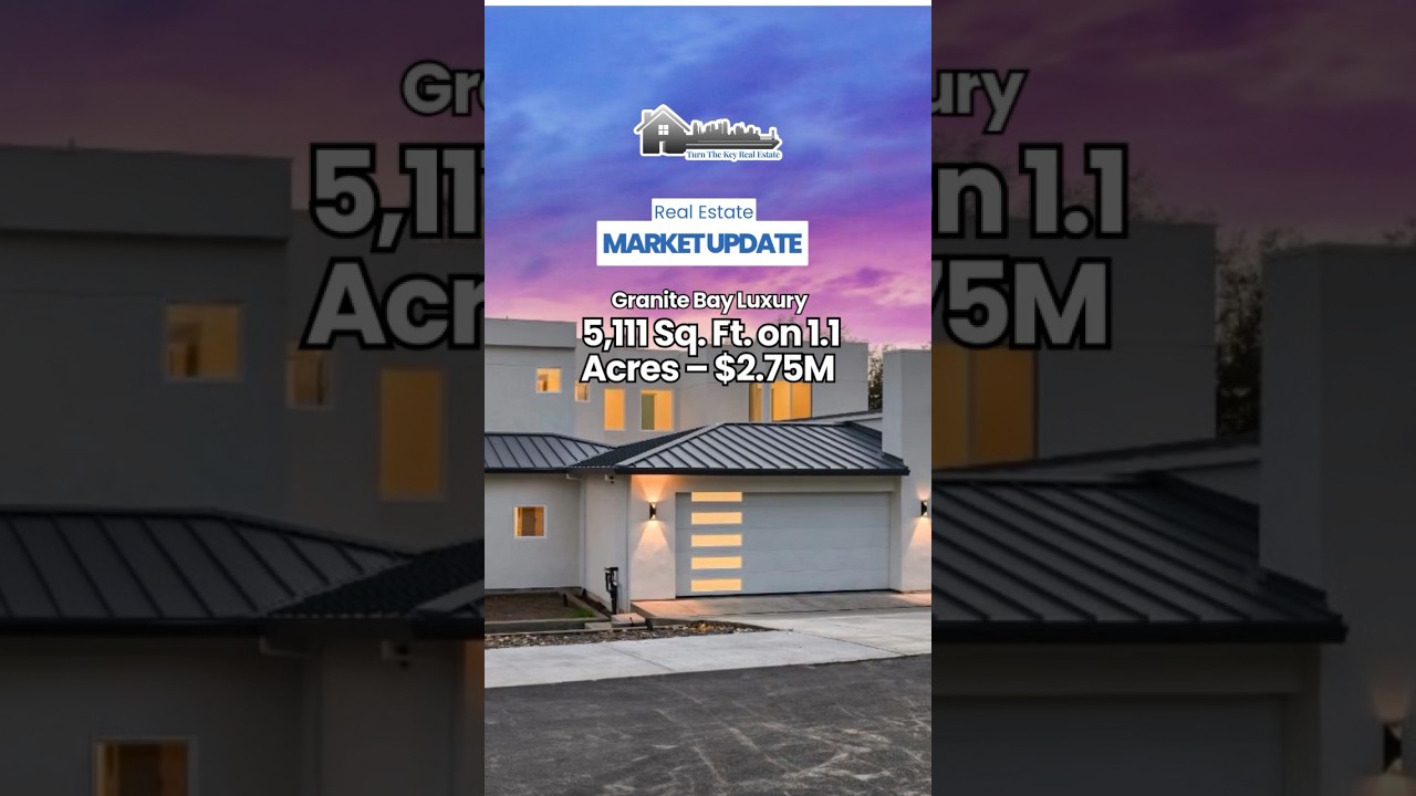Granite Bay Luxury Home in a Market: 5,111 Sq. Ft. on 1.1 Acres &ndash; $2.75M 🏡✨