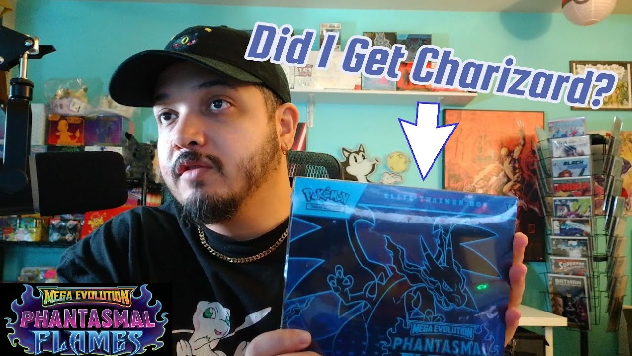 Did I get Charizard? Pokémon Phantasmal Flames ETB Unboxing!