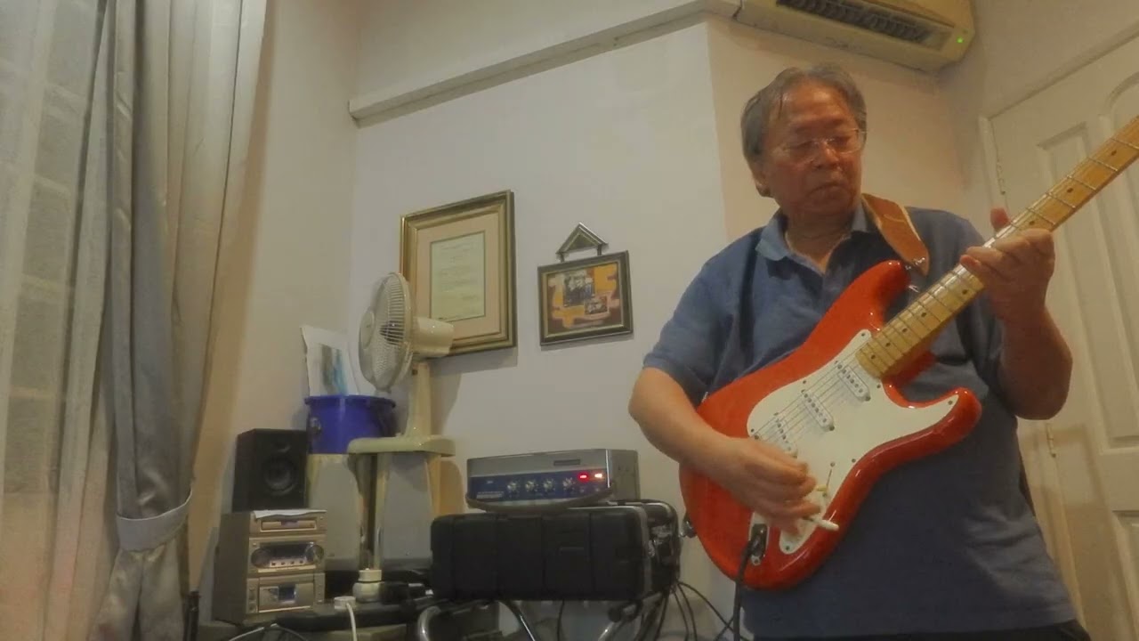 **WONDERFUL LAND** (The Shadows cover) by Ir Herman S K Lee with my vintage Swiss Echo