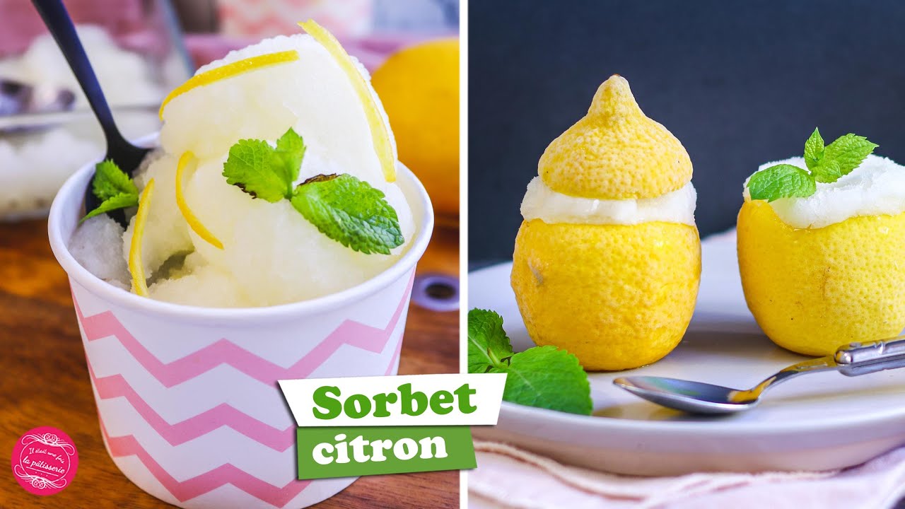 🍦 SORBET CITRON / CITRONS GIVRÉS 🍋