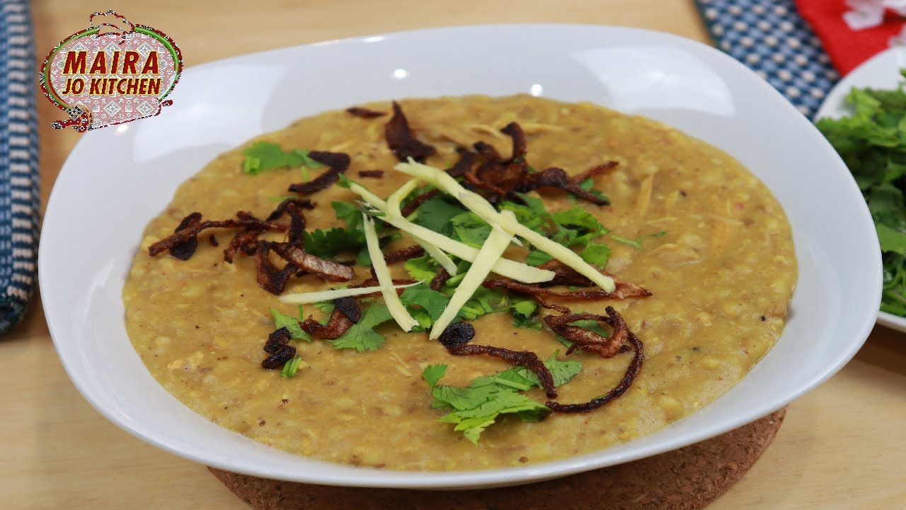 SINDH PAKISTAN FOOD - DESI MURGHI KA HALEEM - CHICKEN HALEEM - ديسي ڪڪڙ جو حليم - Sindhi Haleem 2021