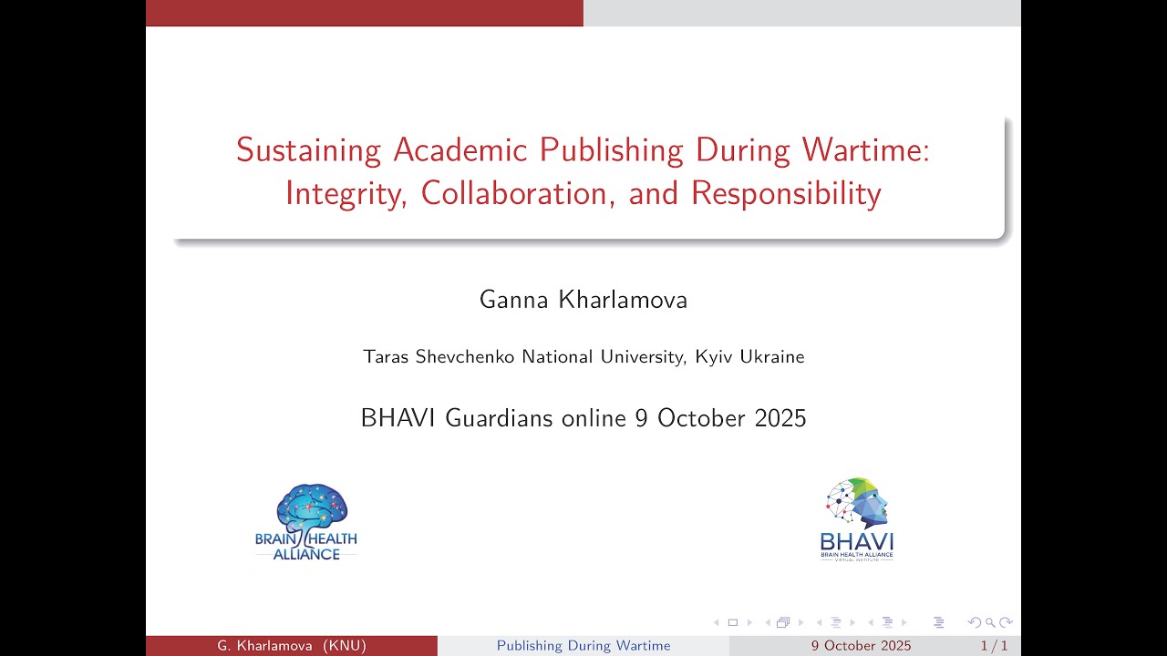 Invited Talk | Ganna Kharlamova | BHAVI 2025 Guardians