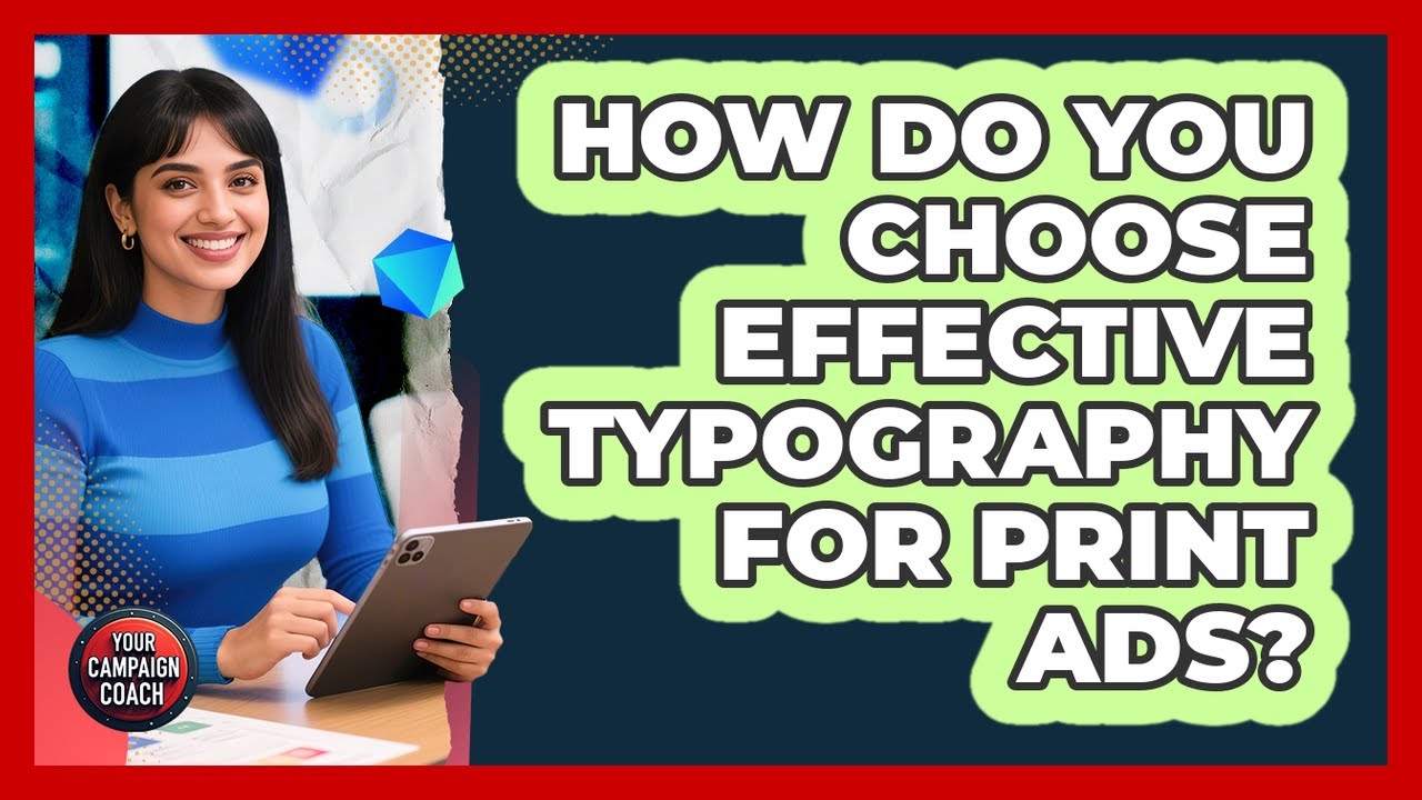 How Do You Choose Effective Typography For Print Ads?