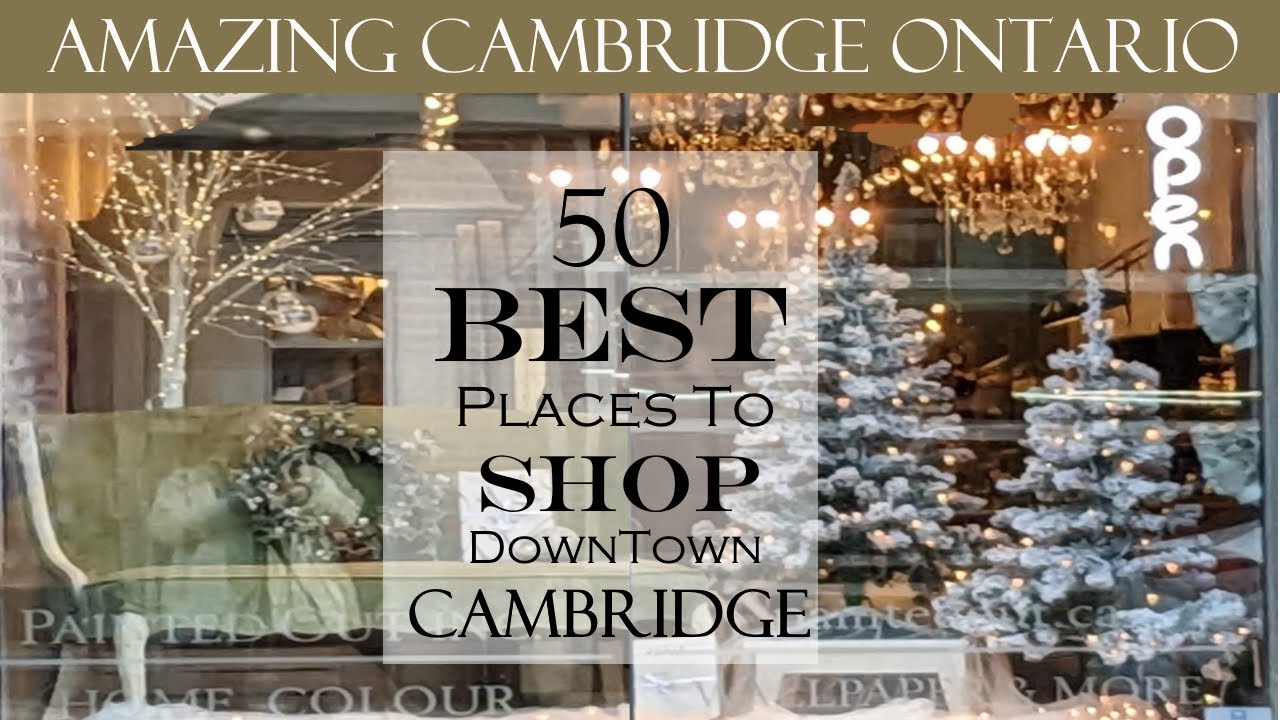 50 Best Christmas Shopping in Downtown Cambridge - Where to shop