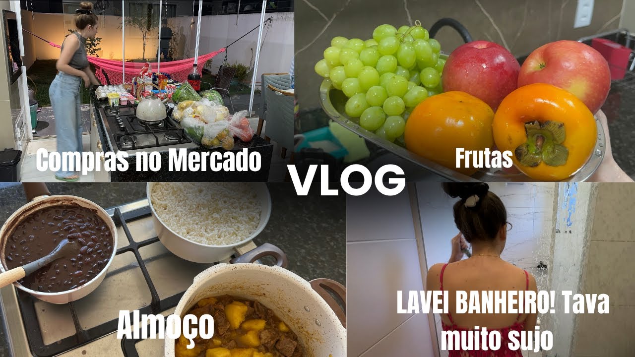 VLOG| Fomos no MERCADO, Organização no LAR, Fiz ALMOÇO e muito MAIS! #vlogs #donadecasa #maternidade