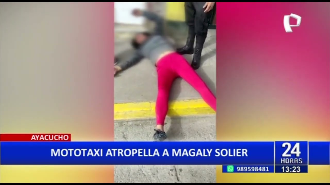 Magaly Solier es atropellada al intentar entrar a casa de su expareja en aparente estado de ebriedad