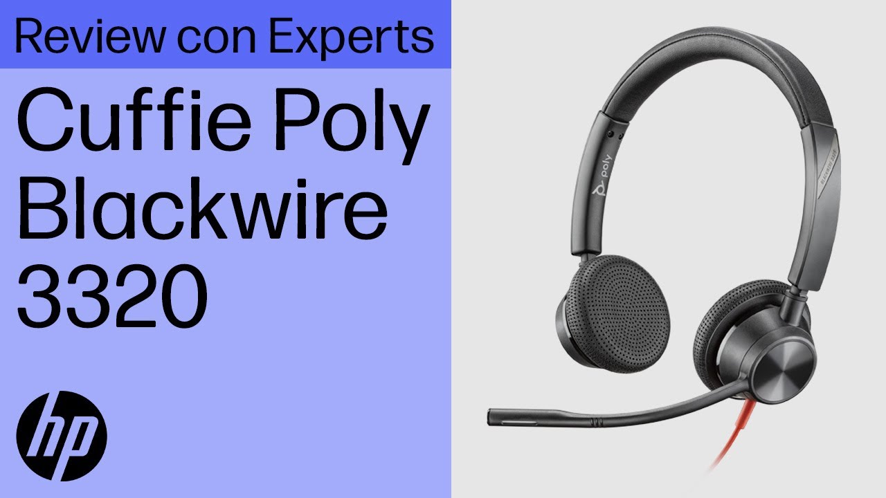 Cuffie Poly Blackwire 3320 - Review with HP Live Experts [2024]