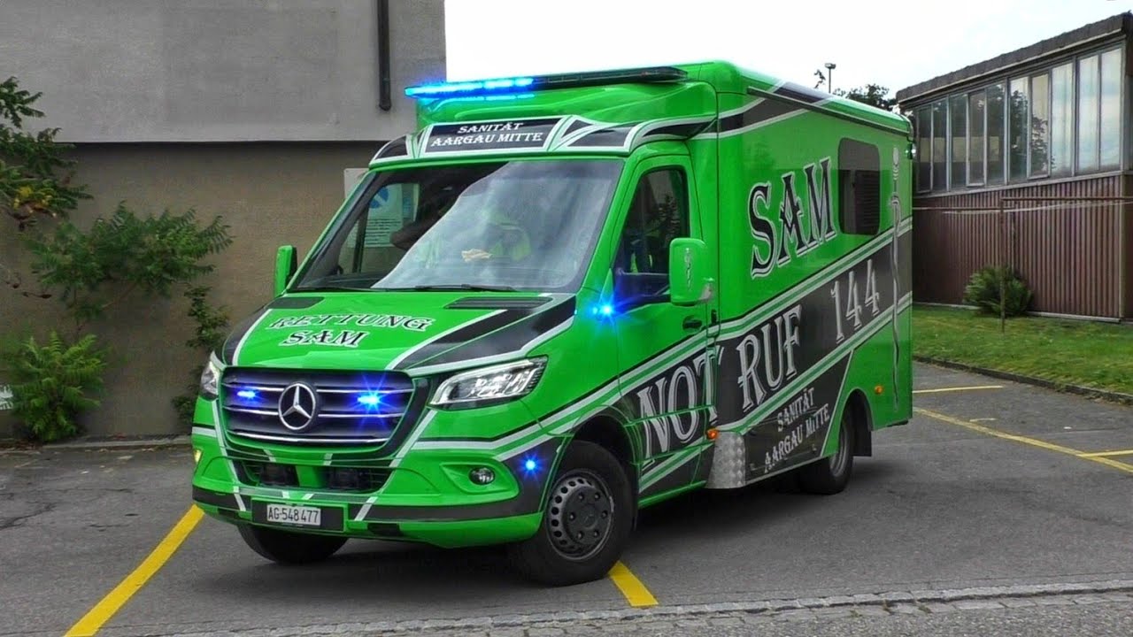 [🚑 𝗗𝗘𝗥 𝗪𝗢𝗛𝗟 𝗔𝗨𝗙𝗙𝗔𝗘𝗟𝗟𝗜𝗚𝗦𝗧𝗘 𝗥𝗧𝗪 🚨] Einsatzfahrt 》Ambulanz - SAM2 | Sanit&auml;t Aargau Mitte / #fernfreitag