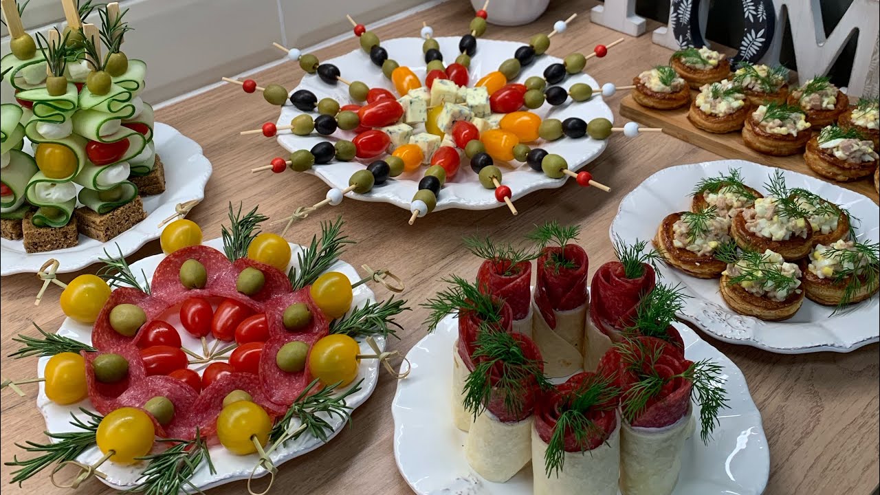 ТОП 5 ВКУСНЫХ КАНАПЕ!!! ГОСТИ БУДУТ В ВОСТОРГЕ.