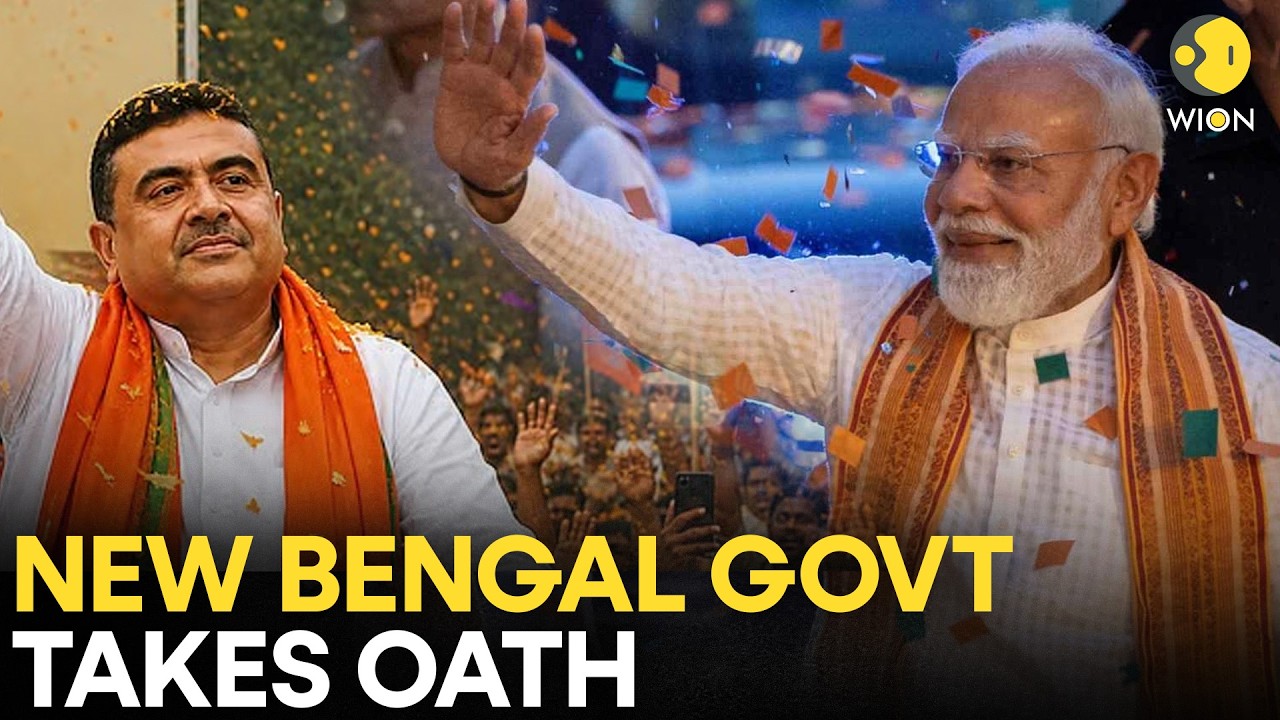 West Bengal Oath Ceremony LIVE: PM Modi Attends Swearing-In of New West Bengal Government | WION