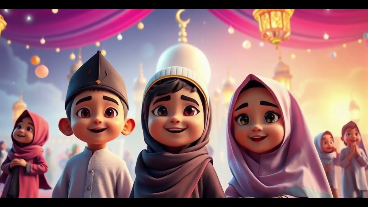 Eid Mubarak Nursery Rhyme For kids | 2025 | Eid Song | Eidul Fitr| 3D Animation by Zoo Zoo Zebra