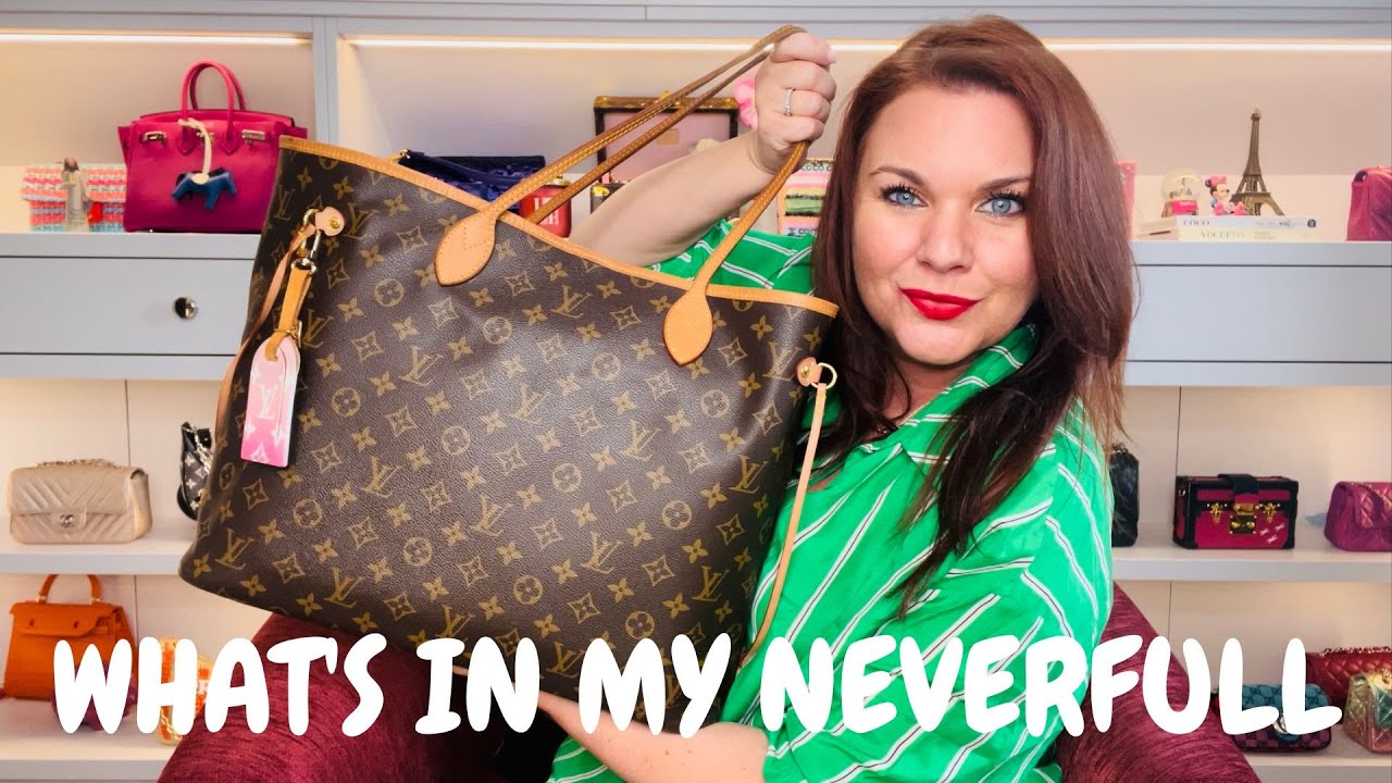 ЧТО В МОЕЙ РАБОЧЕЙ СУМКЕ LOUIS VUITTON NEVERFULL GM.