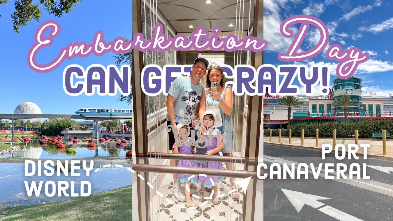 Disney Wish EMBARKATION DAY Vlog | Disney World TO Disney Wish Cruise