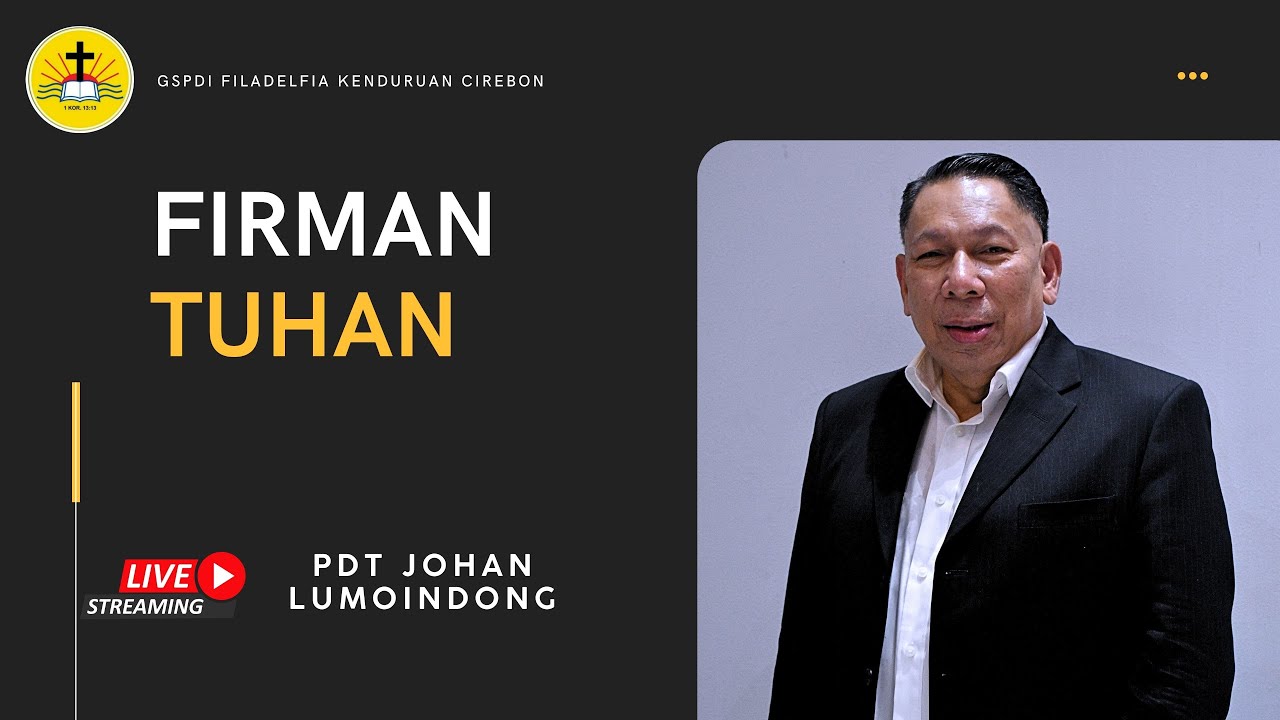 Ibadah Umum 1 (Pdt Johan Lumoindong) 20 Juli 2025 - GSPDI Filadelfia [Fila Kenduruan]