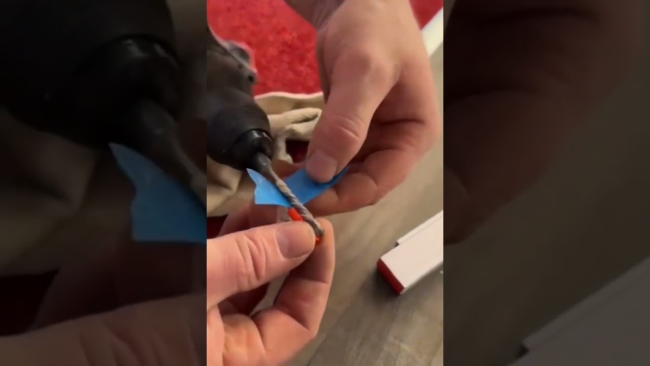 Parkett auf Gehrung sägen/ Bohrer/ Life Hack/ Tip Video/ Parkett schneiden/ Schiene montieren/ Holz