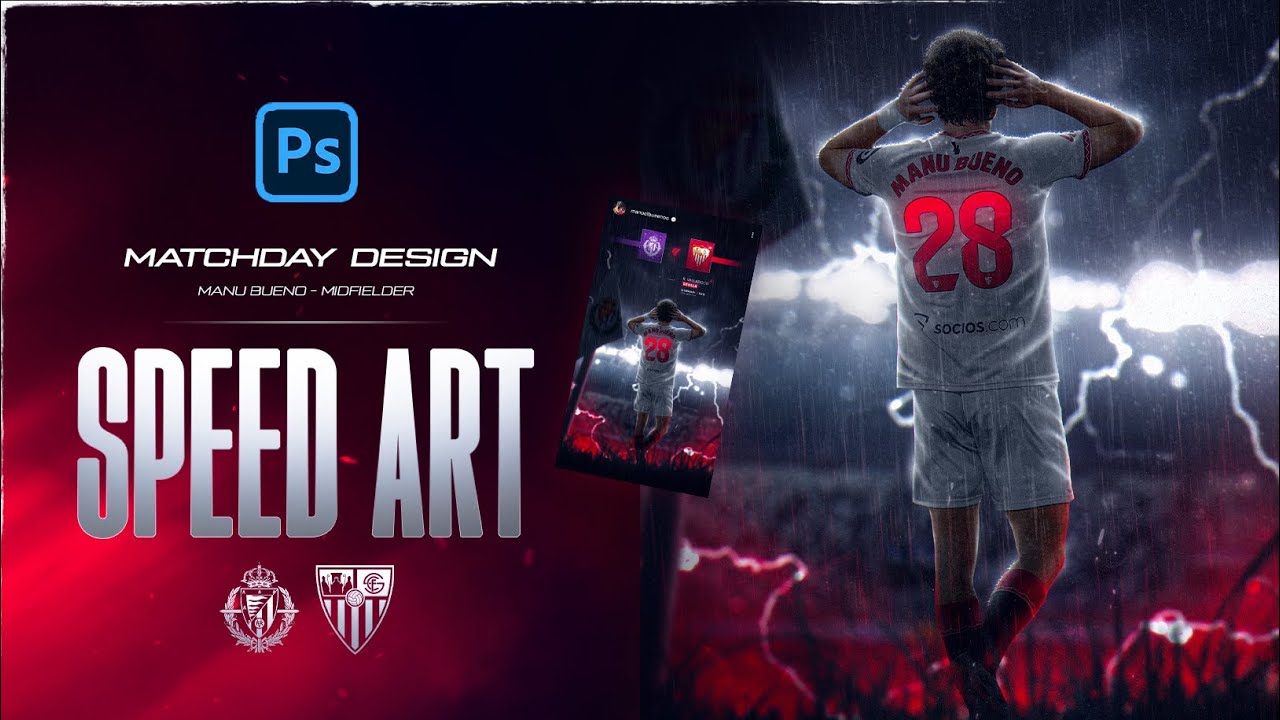 Official Matchday design (Photoshop)