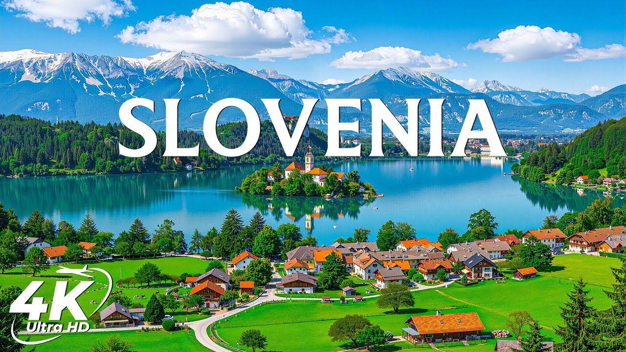 Slovenia Scenic Nature 4K 🇸🇮 | Alps, Lakes & Peaceful European Landscapes