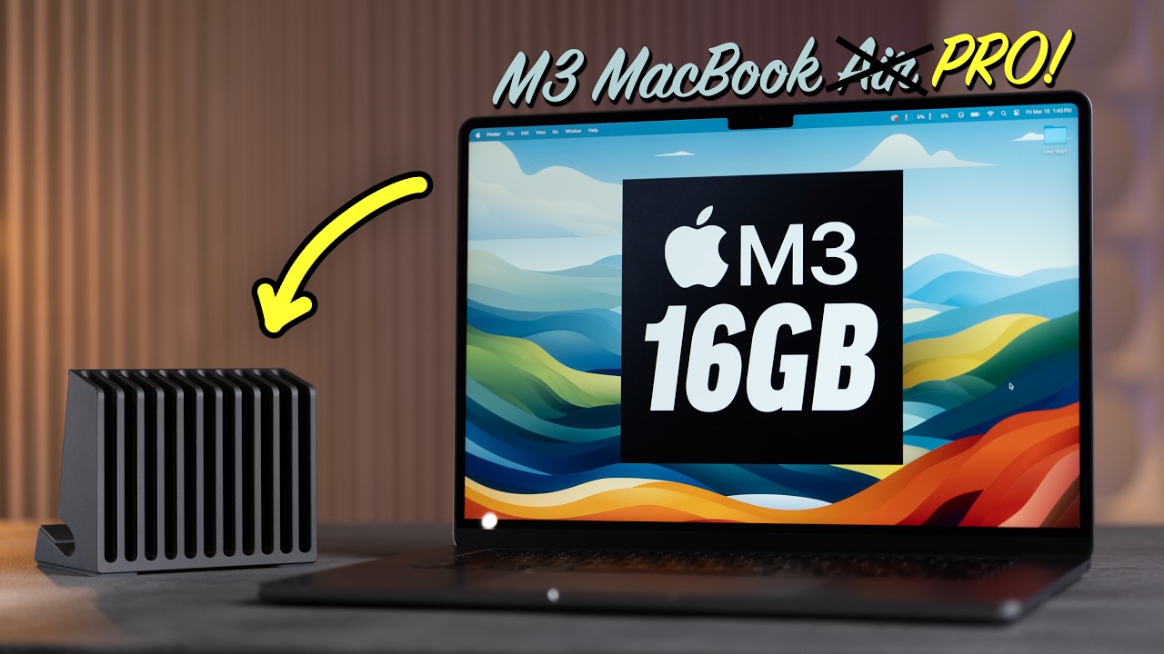 Making my M3 MacBook Air FASTER than M3 14