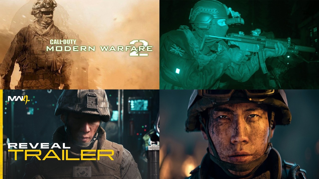Call of Duty Modern Warfare All Gameplay Reveal Trailers MW1 to Modern Warfare 4 2026 (2007 - 2026)