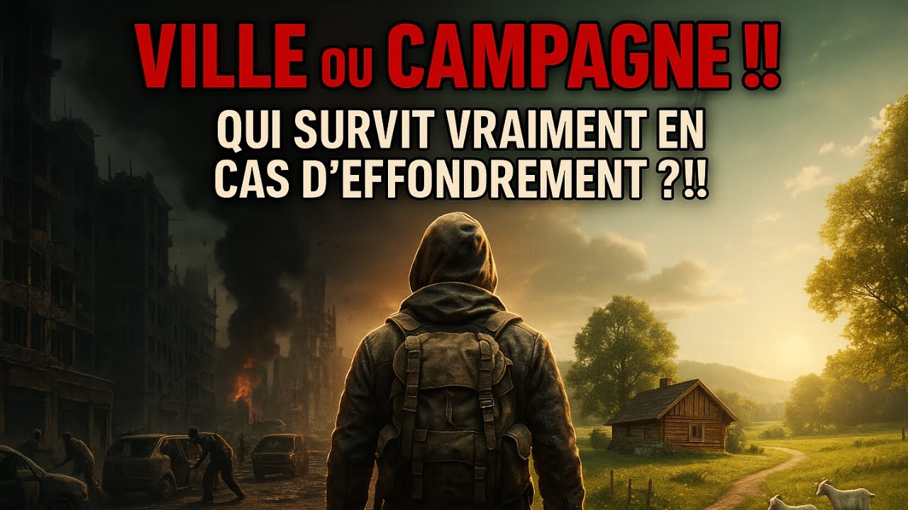 ⚠️ Ville vs Campagne : Qui Survit VRAIMENT en cas d'Effondrement