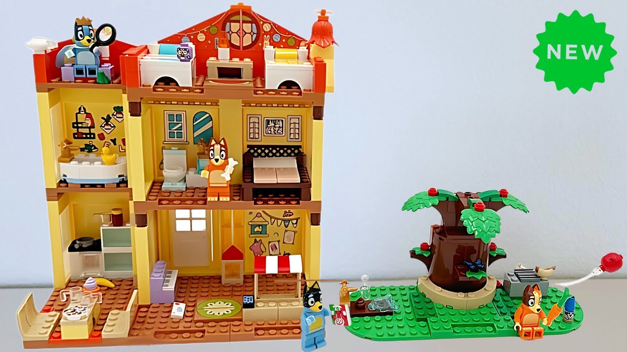 NEW Bluey’s Home in LEGO Bricks! Build Bluey’s House | ASMR Toy Unboxing